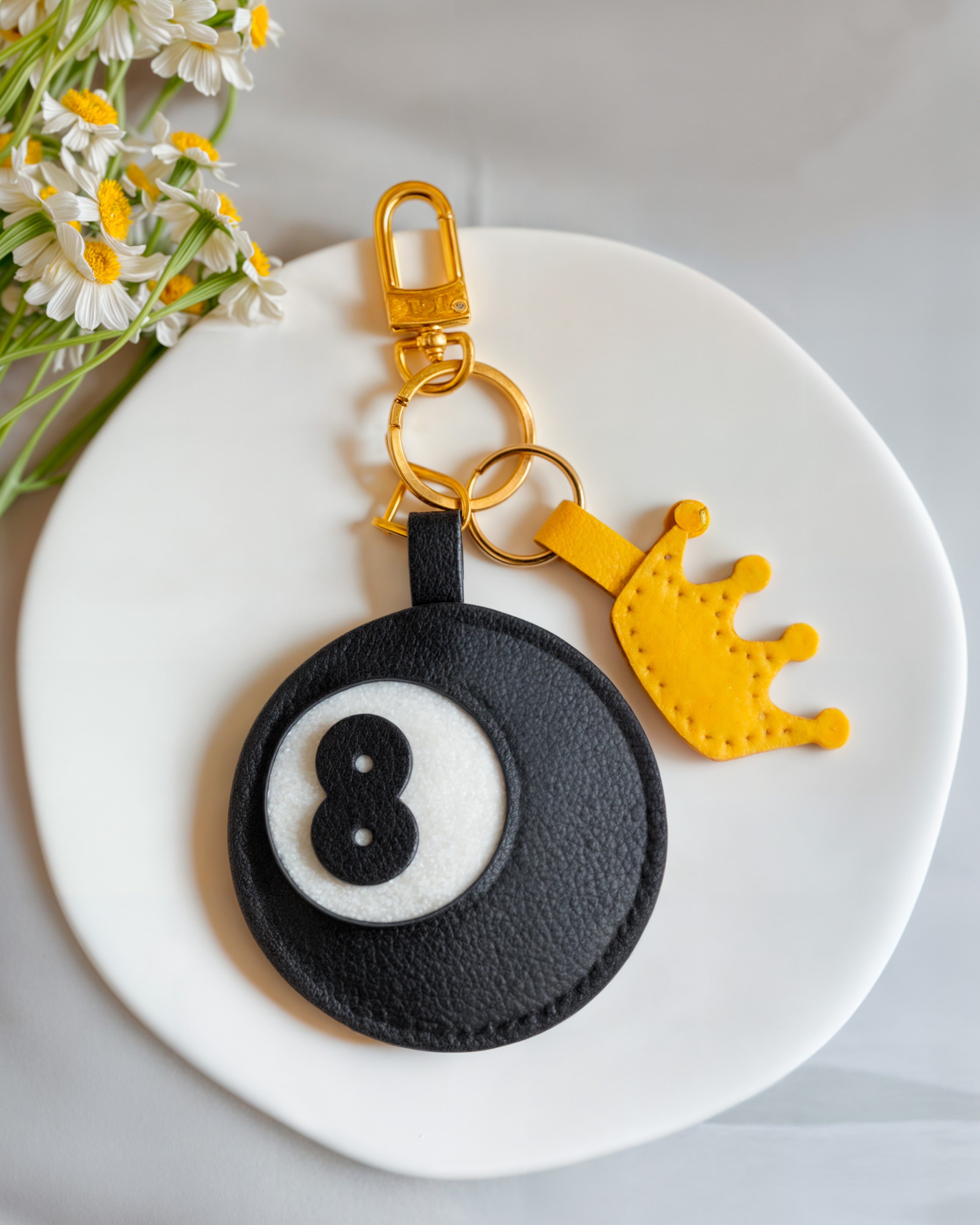 8-Ball Bag Charm