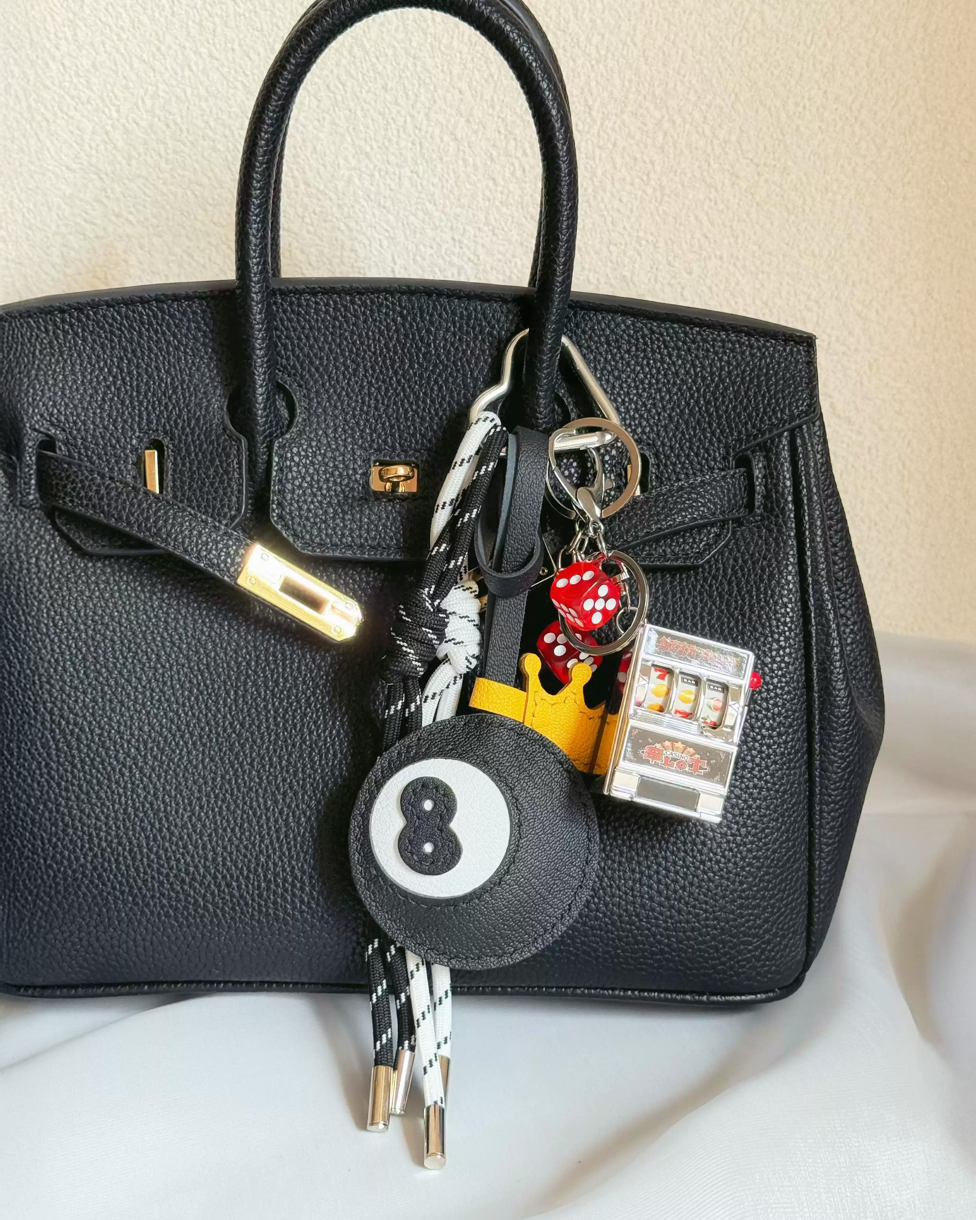 8-Ball Bag Charm
