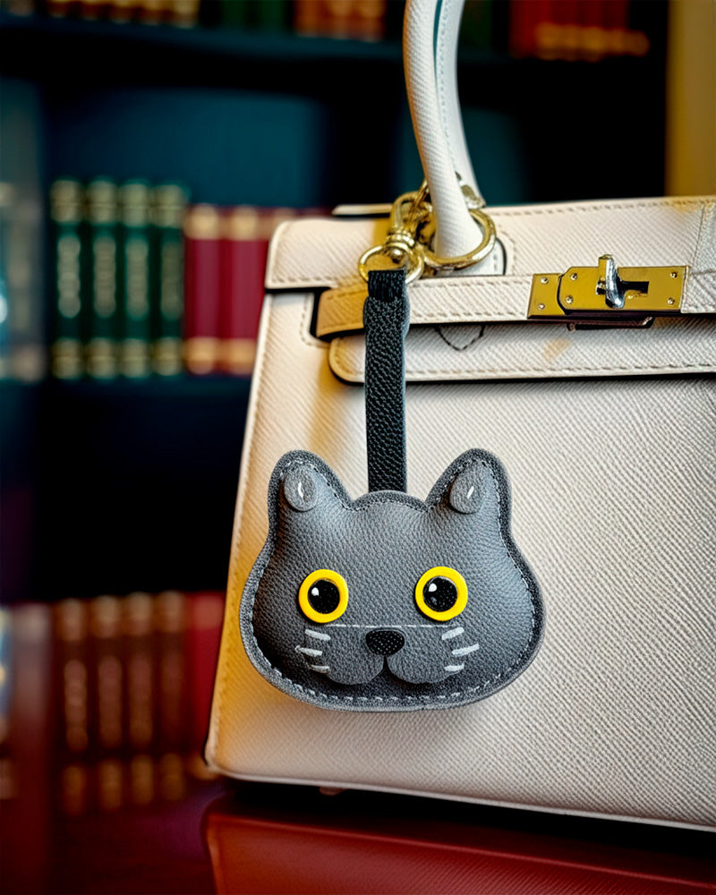 Persian Cat Bag Charm