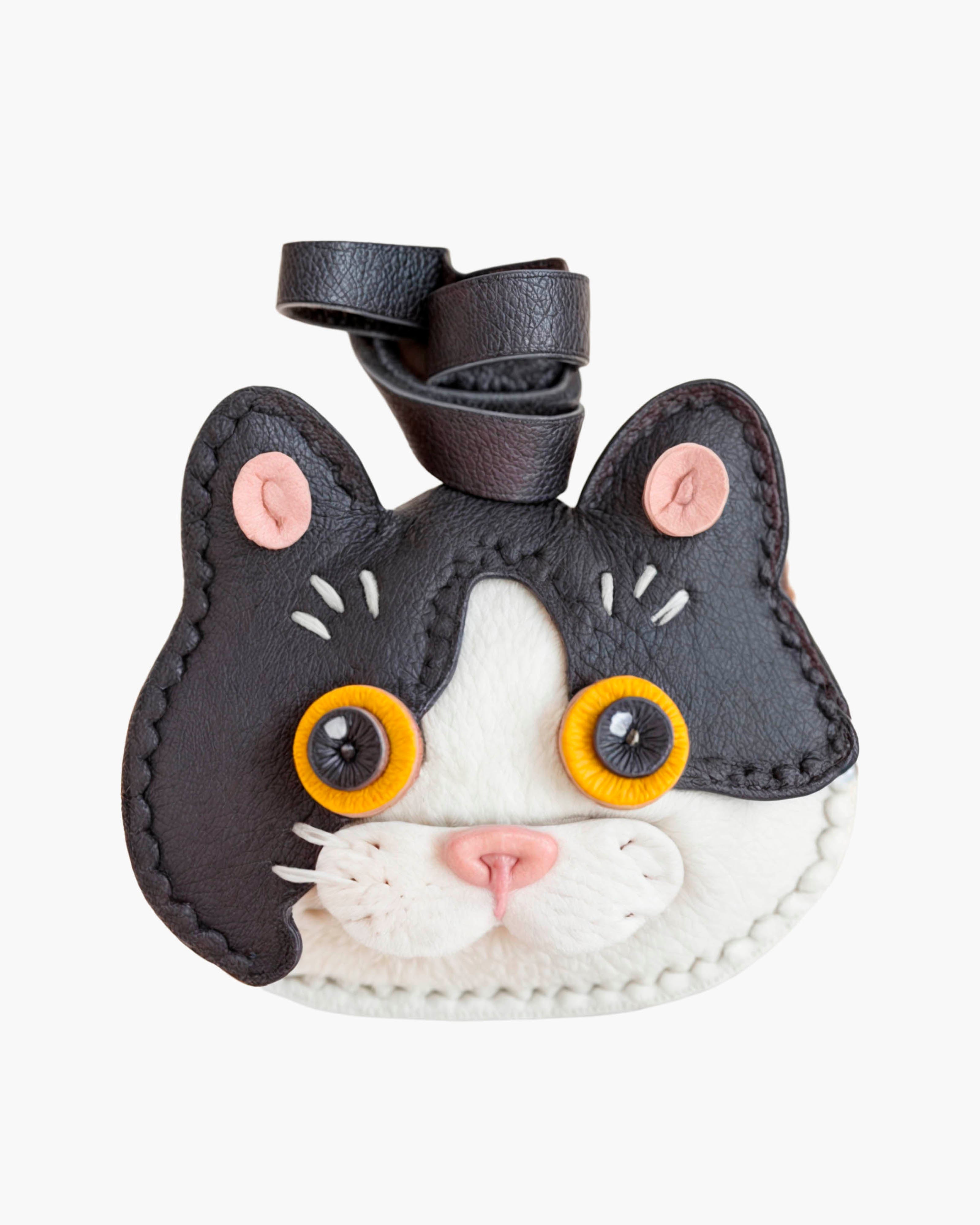 Tuxedo Cat Bag Charm