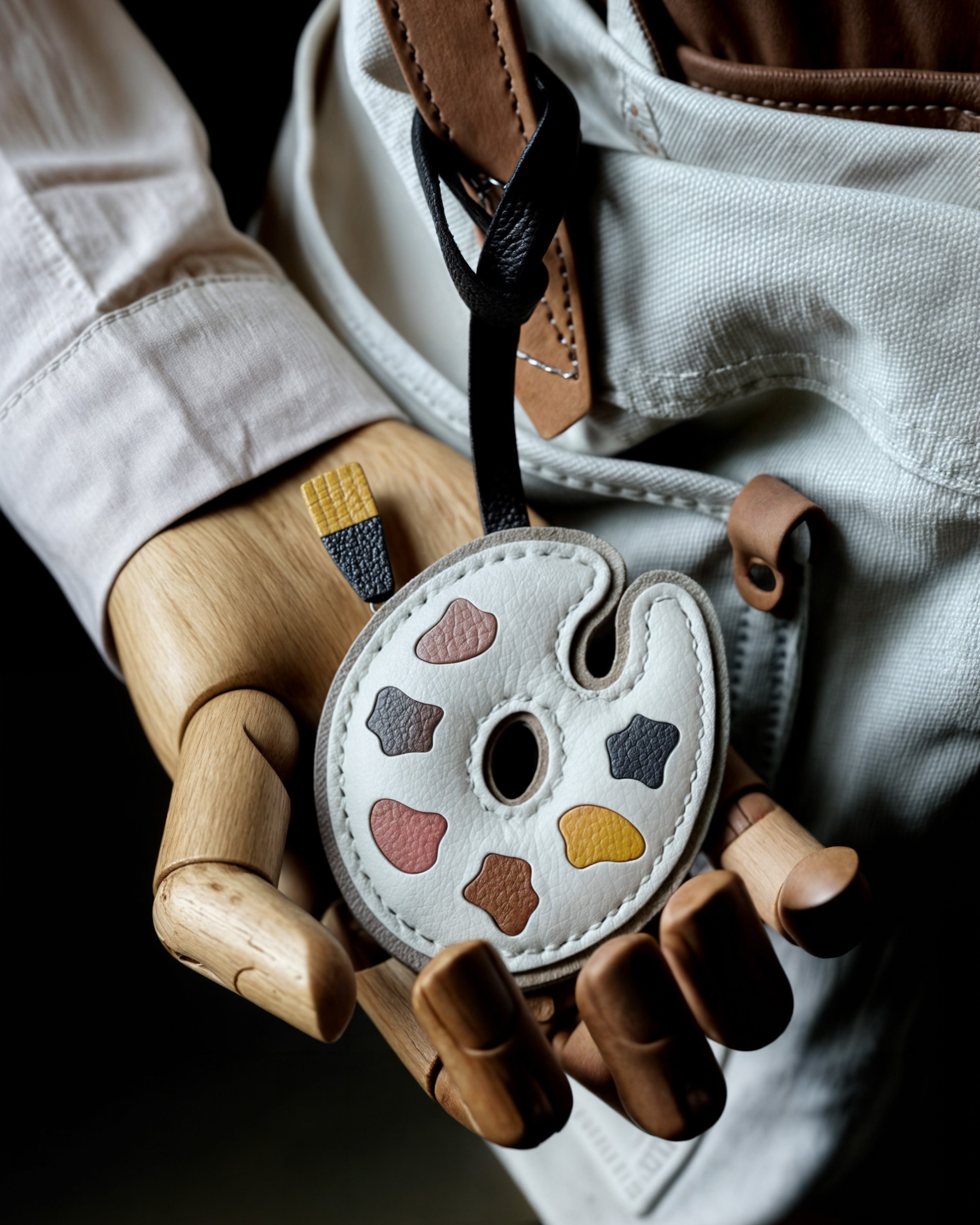 Artist Palette Bag Charm