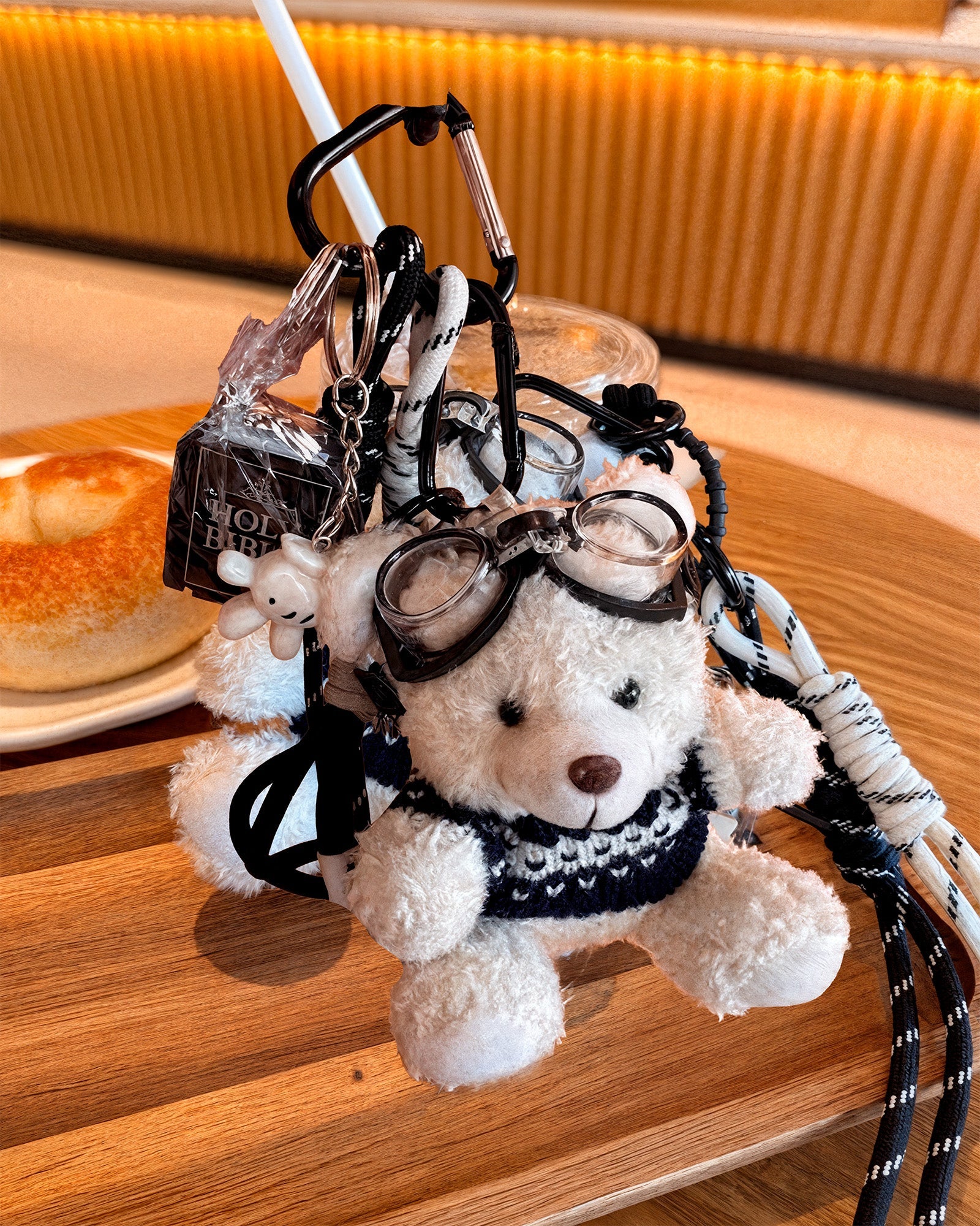 Bible Bear Bag Charm
