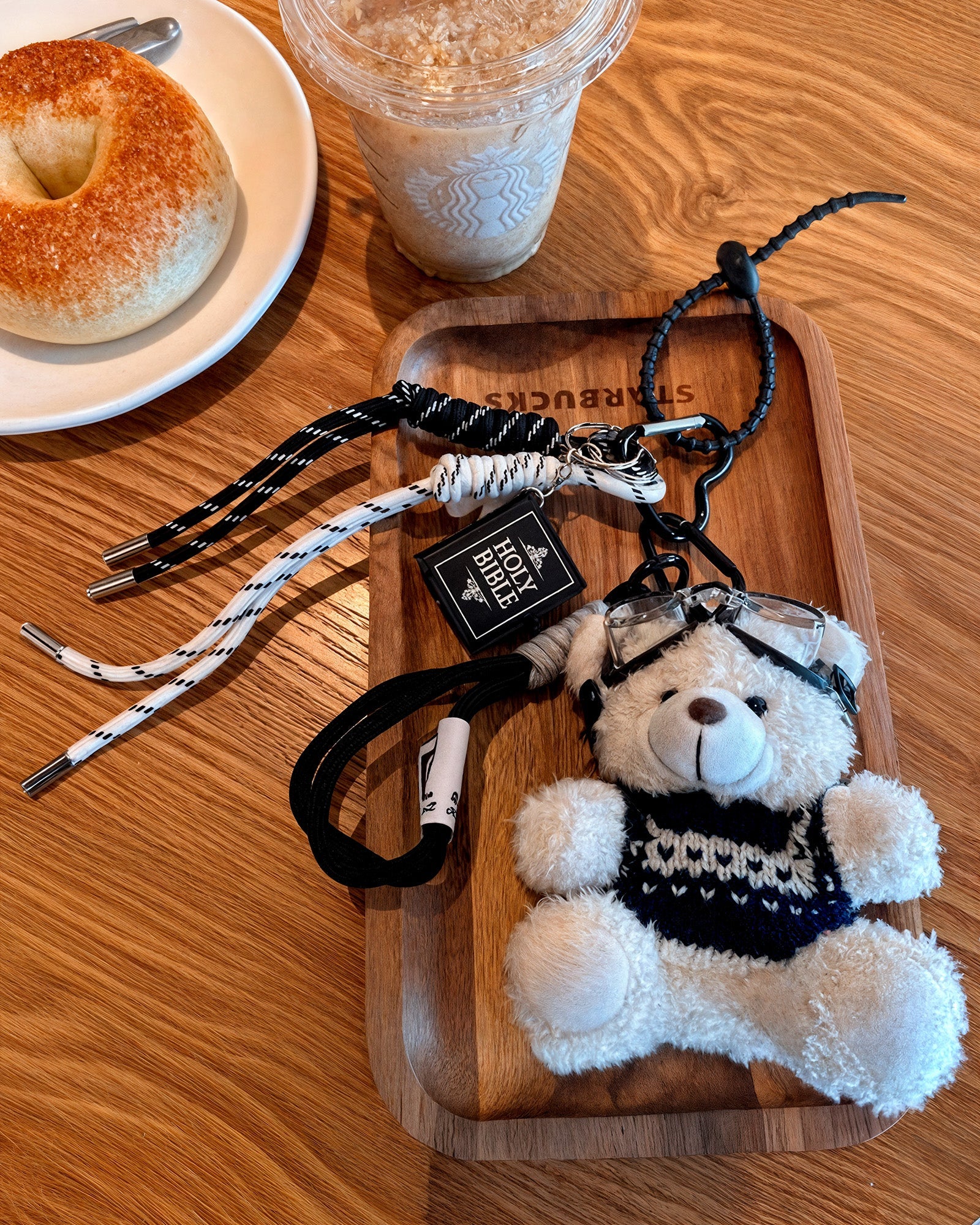 Bible Bear Bag Charm