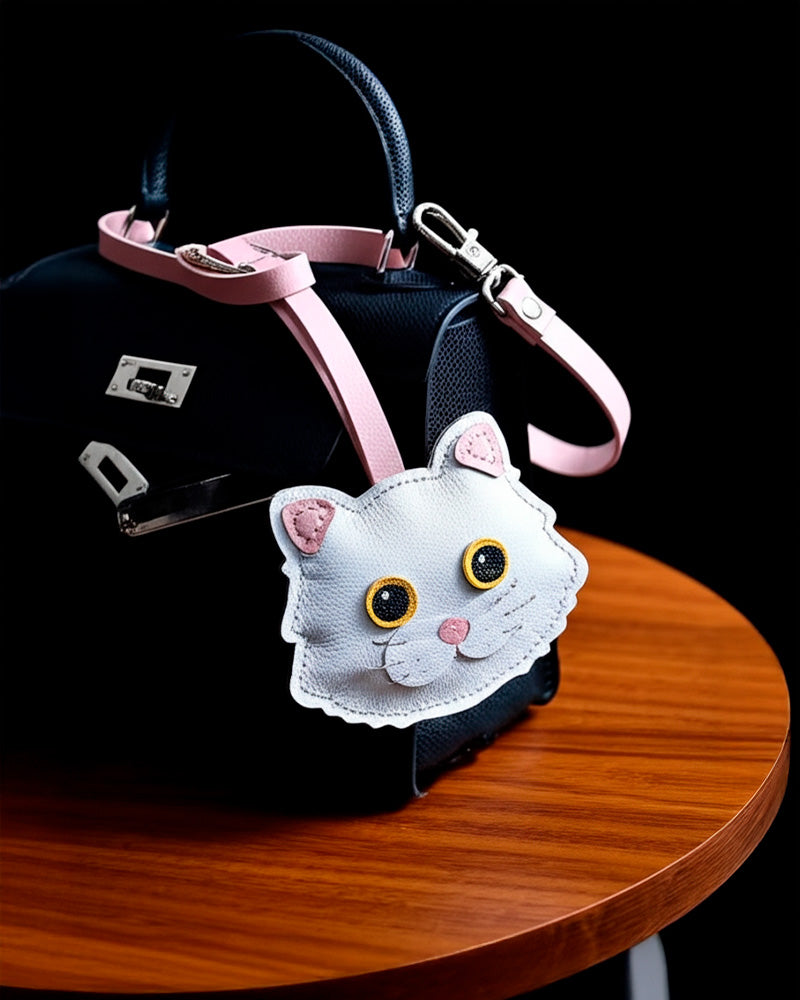 Persian Cat Bag Charm