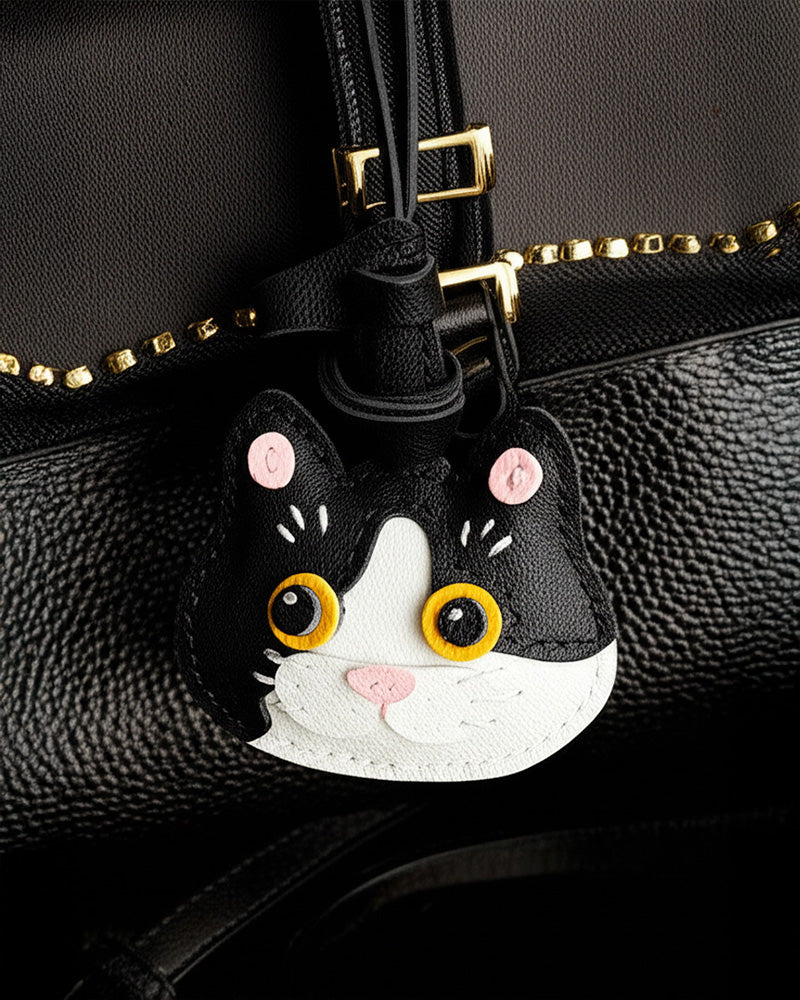 Tuxedo Cat Bag Charm